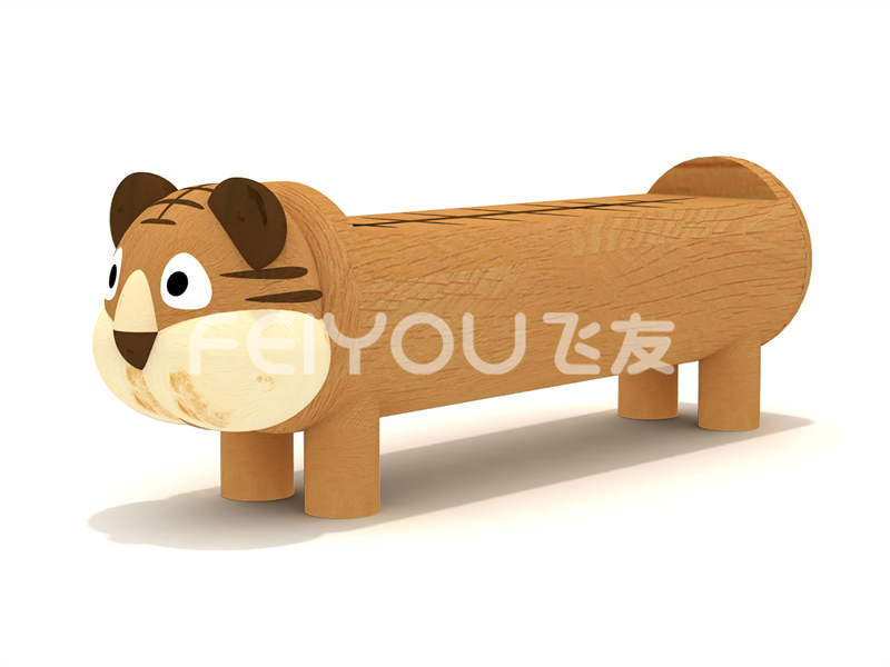 FY286-08幼兒園兒童木制游樂設(shè)施-戶外少兒木質(zhì)滑梯